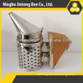 Beekeeping tools stainless steel heat-resistant smoker with leather bellow